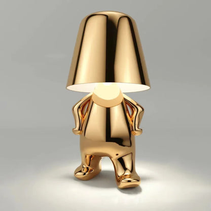 "Little Gold Man" Led Lamp