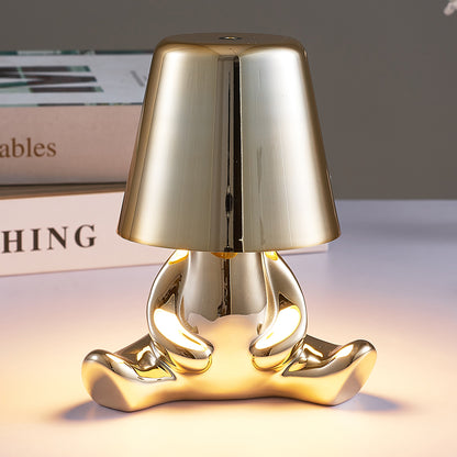 "Little Gold Man" Led Lamp