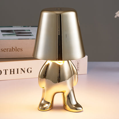 "Little Gold Man" Led Lamp